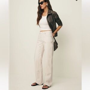 Reformation Val Carpenter 90s Mid Rise Straight Jeans